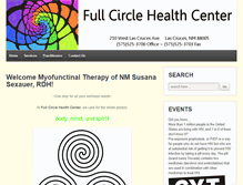 Tablet Screenshot of fullcirclehealthcenter.com